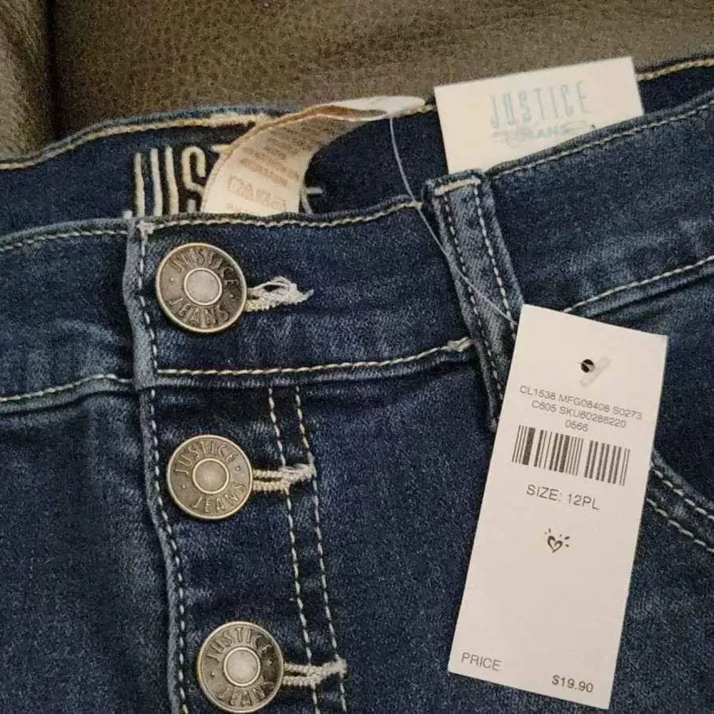 NEW Justice Jean Shorts 12plus Bin 5